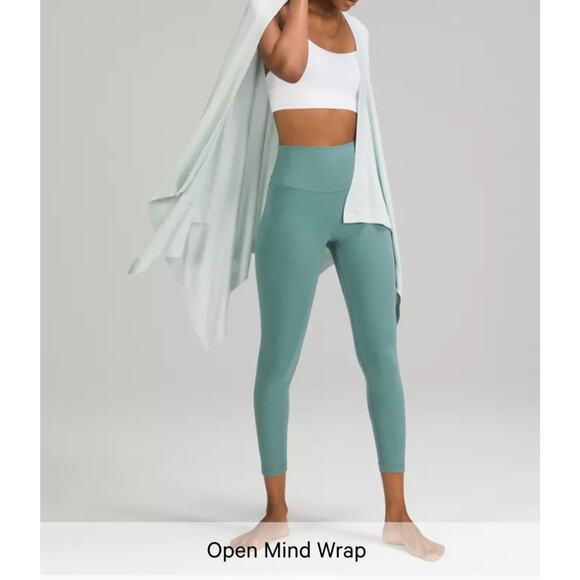 Lululemon Open Mind Wrap Light Blue One Size - Picture 1 of 10